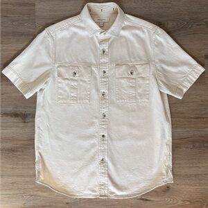 Banana Republic Cream Casual Button Down Shirt